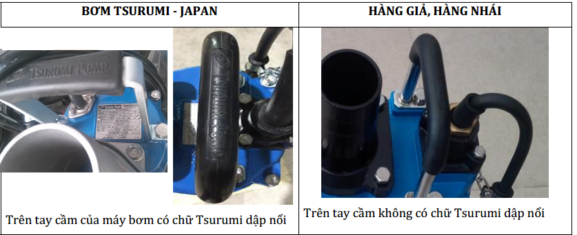Cách phân biệt bơm chìm Tsurumi KTZ với hãng nhái - Hình 1 Cách phân biệt bơm chìm Tsurumi KTZ với hãng nhái - Hình 1