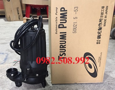 Máy bơm thoát nước thải Tsurumi 50U21.5 họng x?50mm