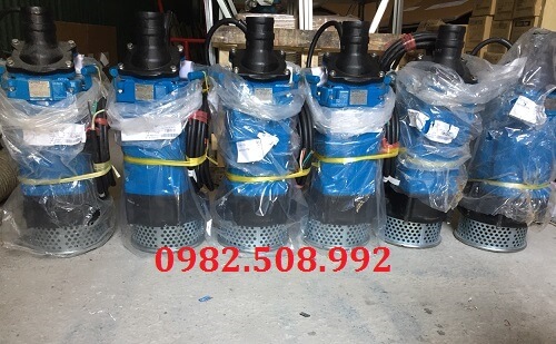 Bơm chìm Tsurumi KTZ411 - công suất 15hp và bơm thoát nước hố móng KTZ415 - 20Hp