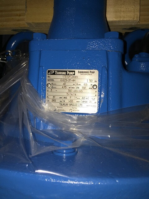 Tem máy bơm chìm Tsurumi GSZ5-37-4H, công suất 37kw -LH 0982.508.992