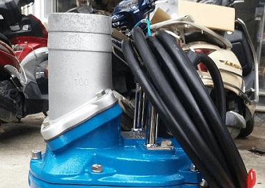 Họng xả của máy bơm nước thải Tsurumi KTZ33.7