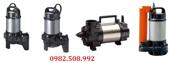 Những dòng bơm chìm Tsurumi thân inox 304 kết hợp với nhựa