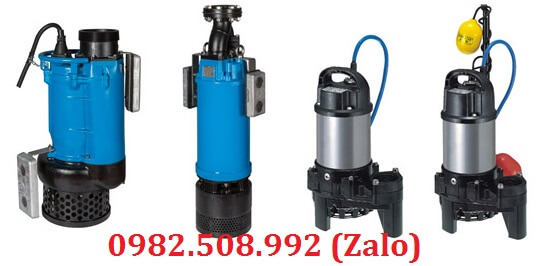 Tsurumi sản xuất bơm chìm nước thải có gắn điện cực ăn mòn cho nước biển