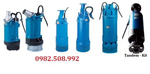 Những dòng bơm chìm Tsurumi công suất lớn, bơm nước thải đẩy xa 500m, 1000m, 2000m...