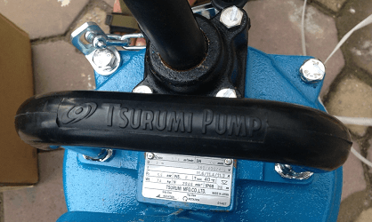 Tay cầm của máy bơm chìm Tsurumi KTZ 43.7