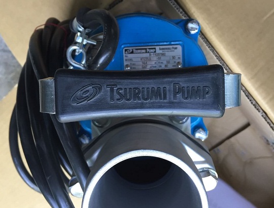 Tay cầm bơm chìm Tsurumi Nhật KTZ 32.2 dập nổi Tay cầm bơm chìm Tsurumi Nhật KTZ 32.2 dập nổi
