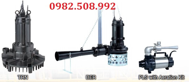 Máy sục khí chìm Tsurumi Nhật Bản