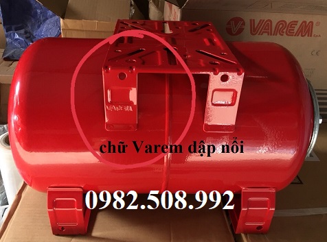 Bình tích áp Varem 20L nằm ngang model S2H20361CS0BP000