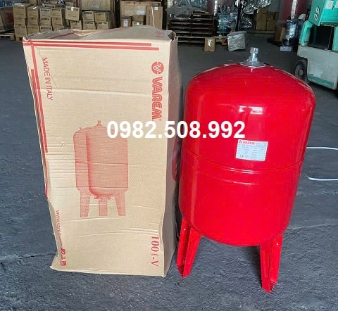 Hình ảnh bình tích áp Varem 100L 16 bar tại kho MATRA
