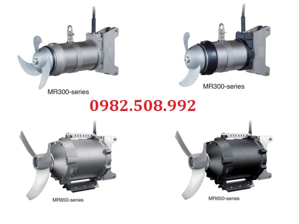 Catalogue máy khuấy chìm Tsurumi không có vòng tròn định hướng